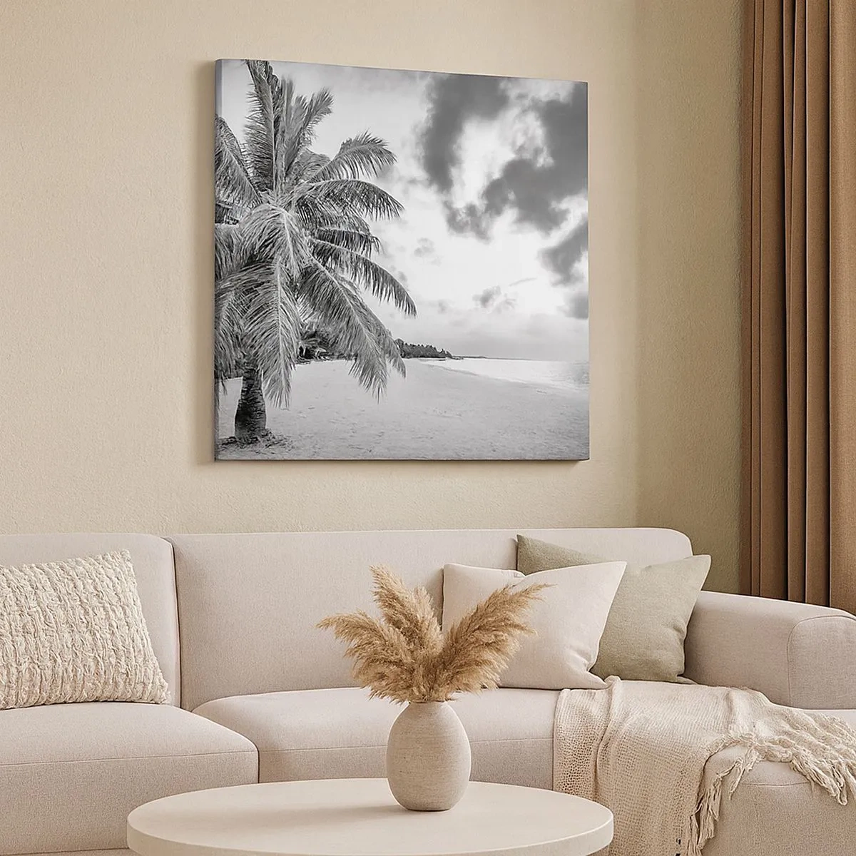 Lærredstryk - Billede på lærred - Når du længes efter ensomhed.... - 30x30 cm