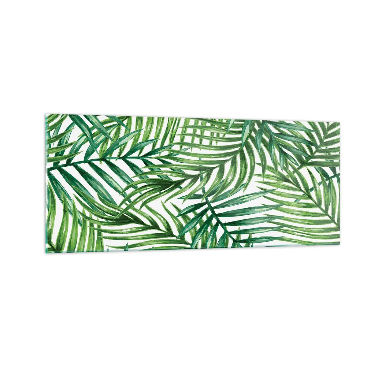 Billede på glas - Under det grønne baldakin - 100x40 cm