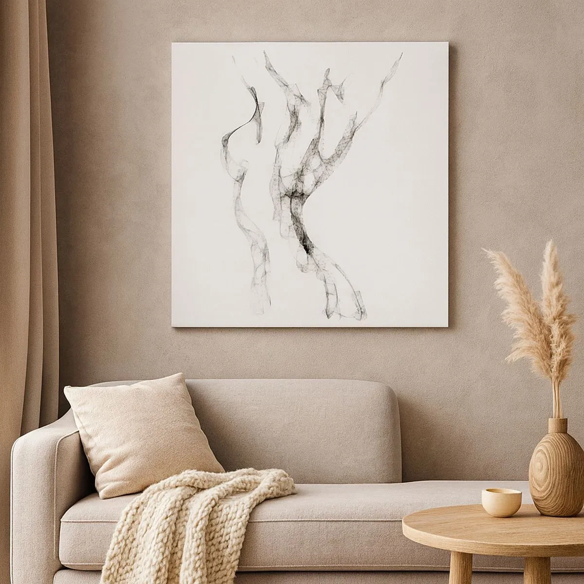 Lærredstryk - Billede på lærred - Smuk og stærk - 30x30 cm