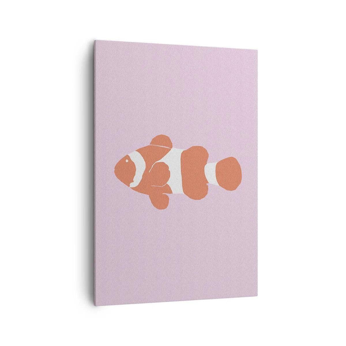 Lærredstryk - Billede på lærred - I koraller til ansigt og hale - 70x100 cm