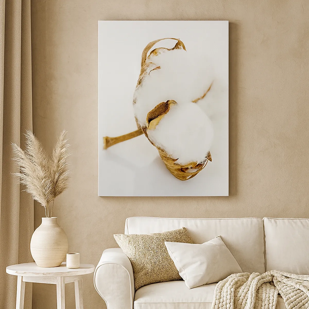 Lærredstryk - Billede på lærred - Blød af natur - 50x70 cm