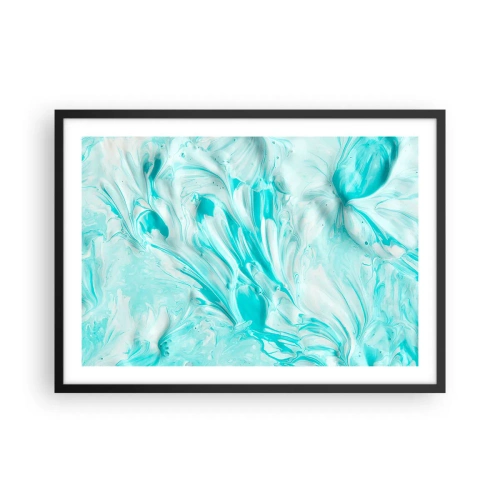 Plakat i sort ramme - For altid sammen - 70x50 cm