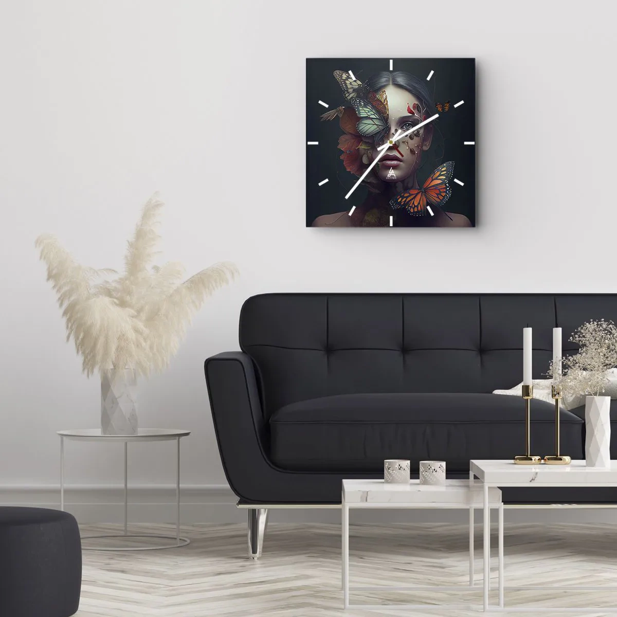 Vægur, Uret - En vidunderlig metamorfose - 40x40 cm