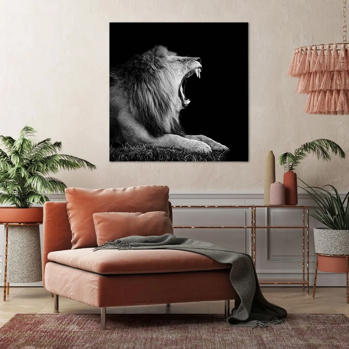 Lærredstryk - Billede på lærred - Uden tvivl - 70x70 cm