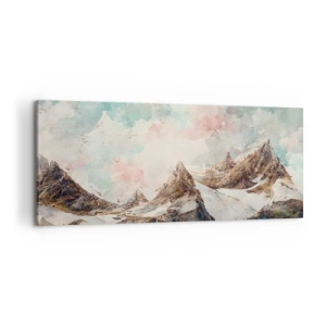 Lærredstryk - Billede på lærred - Stenede knive - 100x40 cm