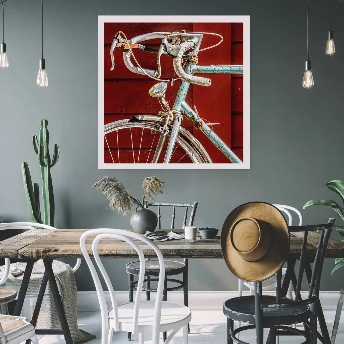 Plakat - Skabt til at sejre - 50x50 cm