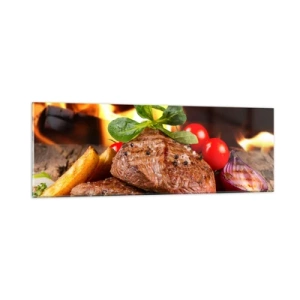 Billede på glas - Fremkaldt med varme - 90x30 cm