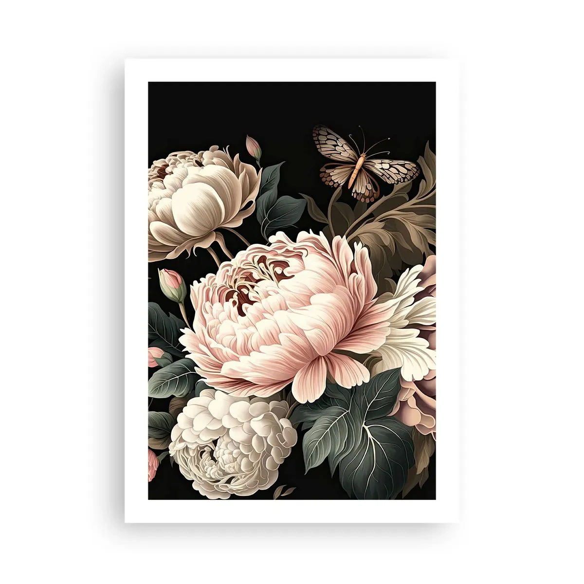 Plakat - I barok stil - 50x70 cm