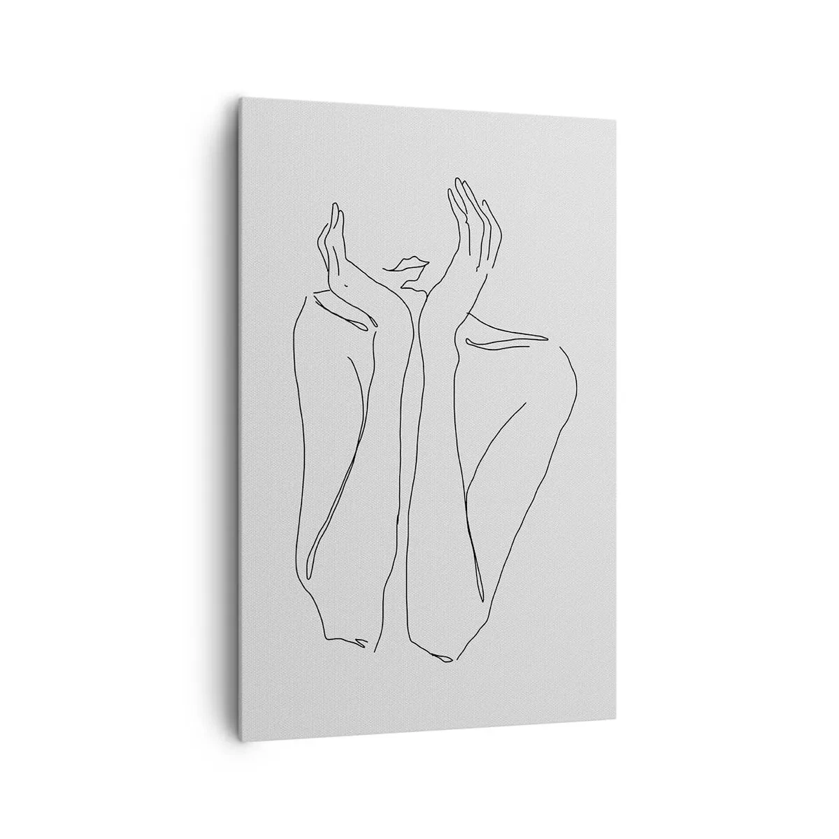 Lærredstryk - Billede på lærred - Hvad piger drømmer om - 80x120 cm