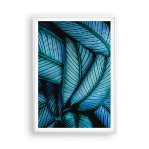 Plakat i hvid ramme - Livslinjer - 70x100 cm