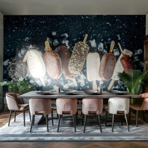 Fototapet på mål Standard Eco - En smag af varm sommer - Is, Gastronomi, Mad