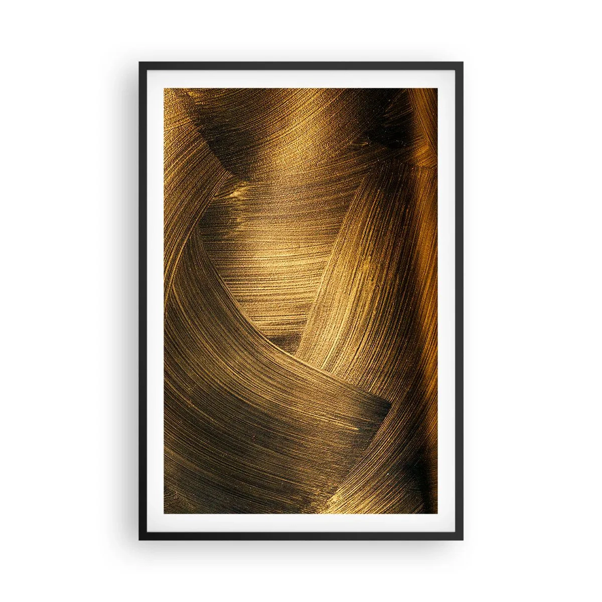 Plakat i sort ramme - I den gyldne labyrint - 61x91 cm