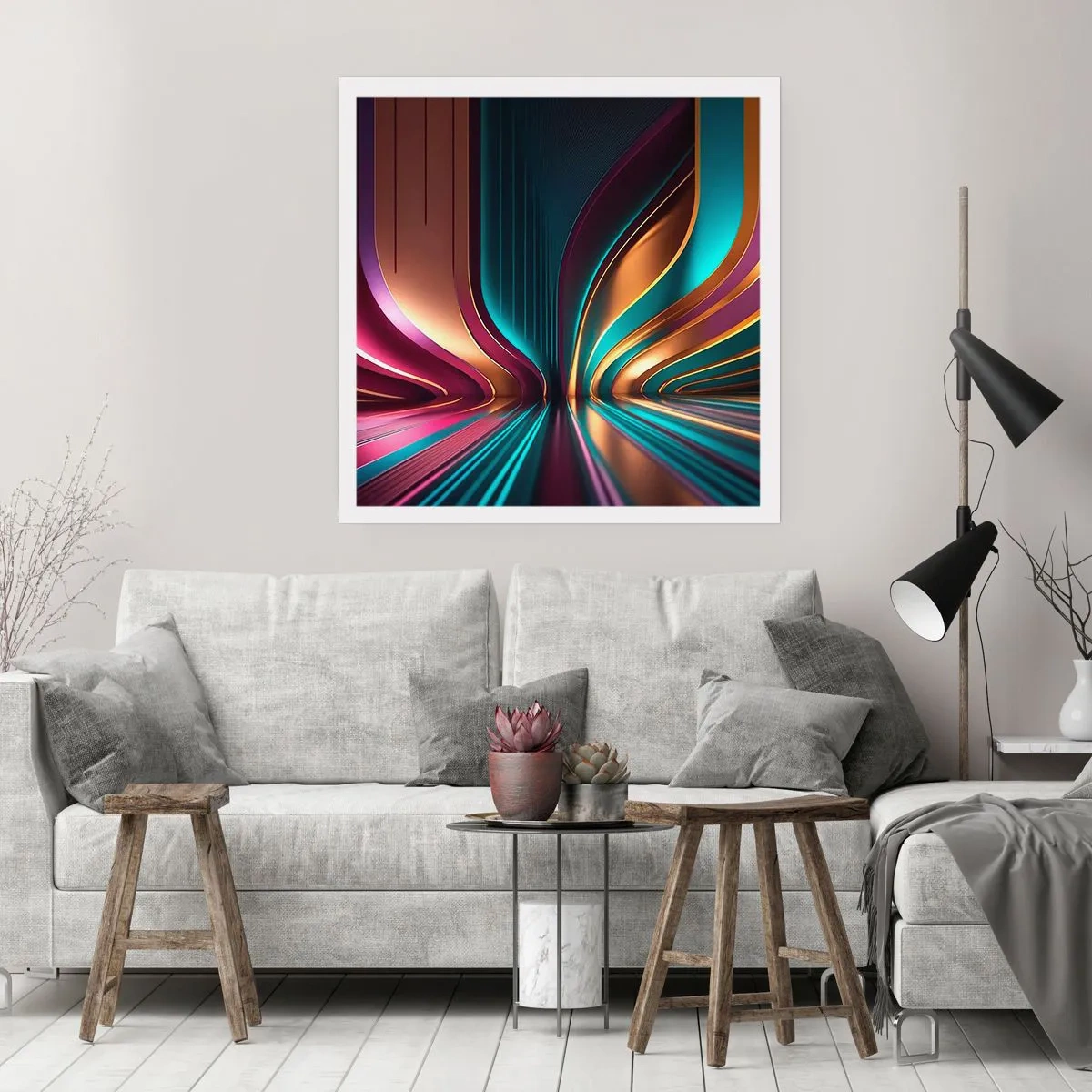 Plakat - Lysets arkitektur - 40x40 cm