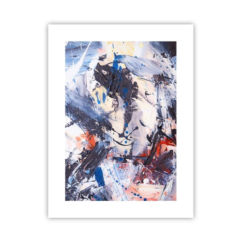 Plakat - Abstraktionens vanvittige dans - 30x40 cm