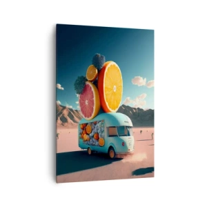 Lærredstryk - Billede på lærred - En smag af ferie - 70x100 cm