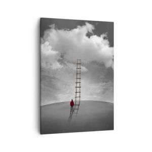 Lærredstryk - Billede på lærred - Alt er muligt - 50x70 cm