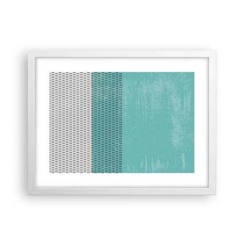 Plakat i hvid ramme - Balanceret sammensætning - 40x30 cm