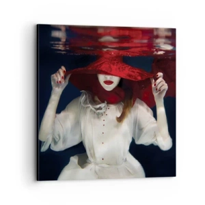 Lærredstryk - Billede på lærred - Vidunderkvinden - 70x70 cm