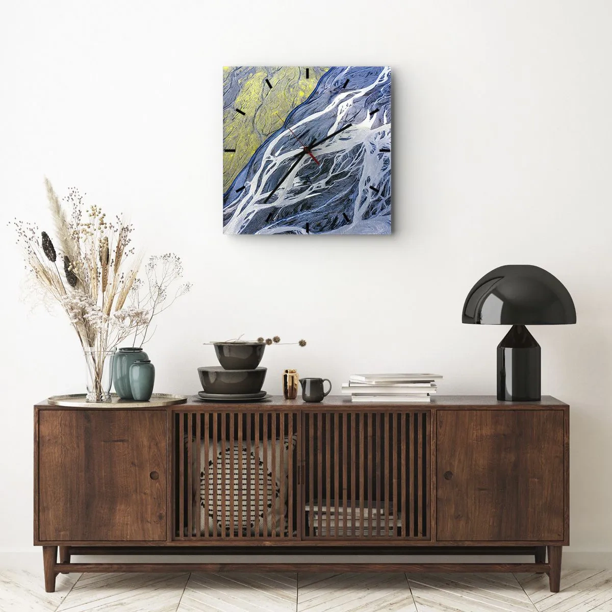 Vægur, Uret - Naturens hulemalerier - 30x30 cm