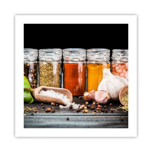 Plakat - For at livet kan smages - 50x50 cm