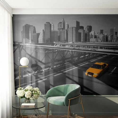 Fototapet Premium Canvas - Storbyens farve - By, New York, Arkitektur - 200x140 cm
