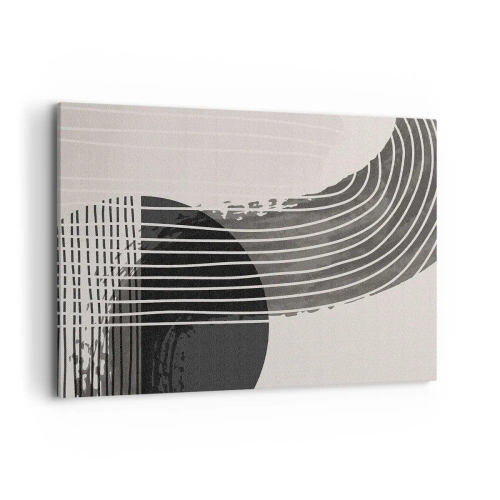 Lærredstryk - Billede på lærred - Derhen og tilbage - 100x70 cm