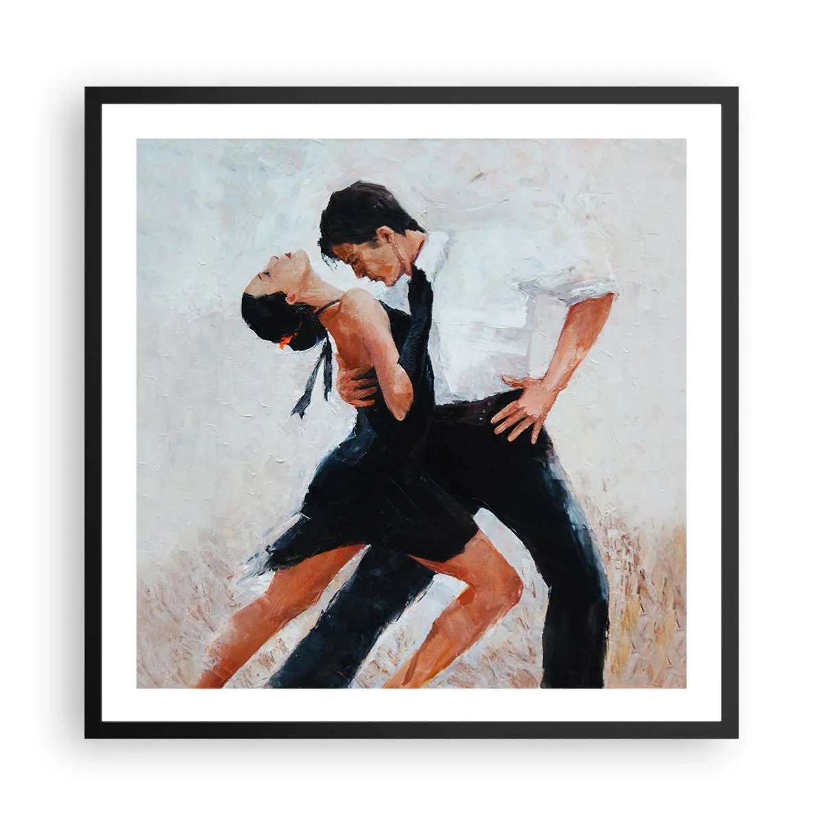 Plakat i sort ramme - Mine drømmes tango - 60x60 cm