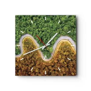 Vægur, Uret - Grænser og gennembrud - 40x40 cm