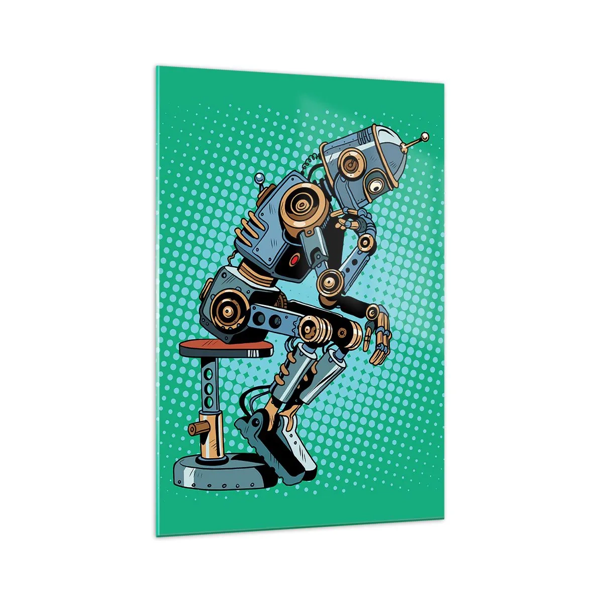 Billede på glas - Over essensen af at være - 70x100 cm