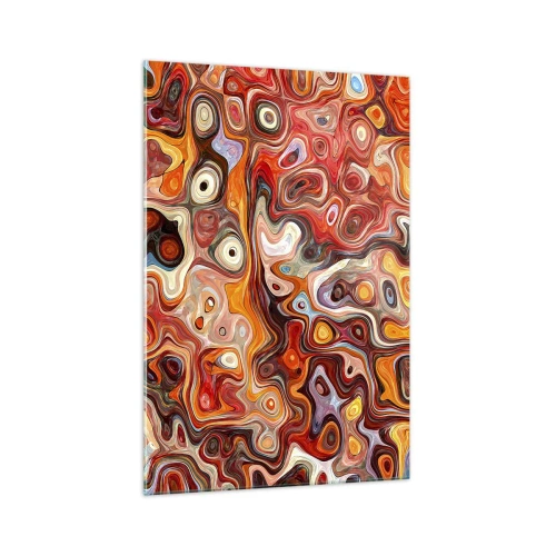 Billede på glas - Hvis nødderne var smeltet i honningen - 70x100 cm