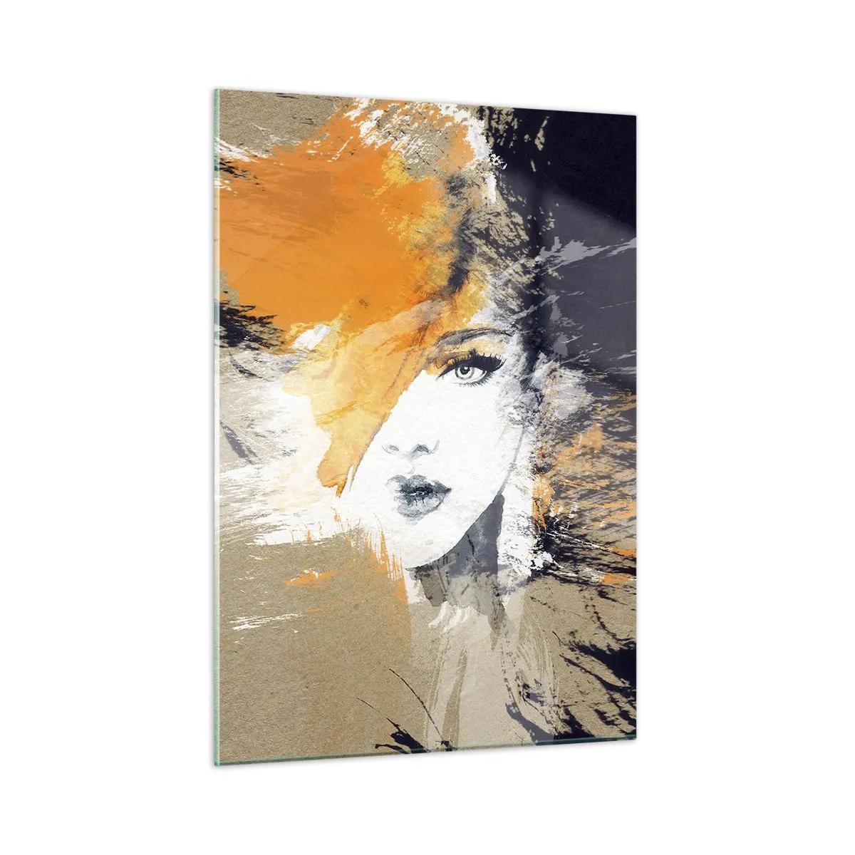 Billede på glas - Og det bliver let - 50x70 cm