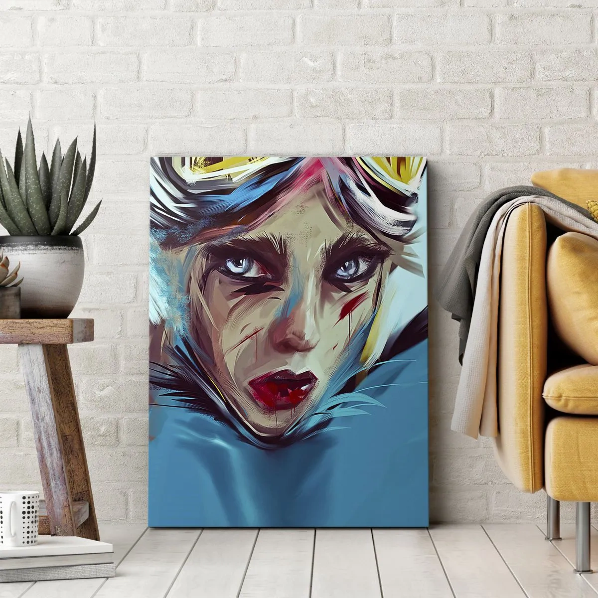 Lærredstryk - Billede på lærred - Vejkriger - 65x120 cm