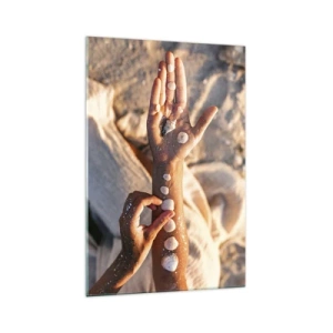 Billede på glas - Skønhed inden for rækkevidde - 70x100 cm