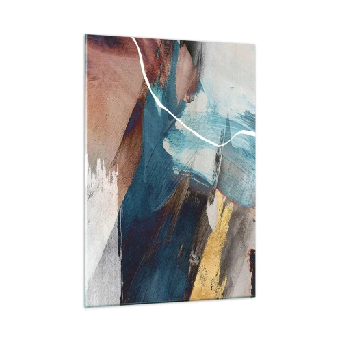 Billede på glas - Med flair og energi - 50x70 cm