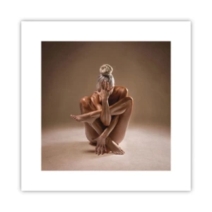 Plakat - Enhed mellem krop og ånd - 30x30 cm