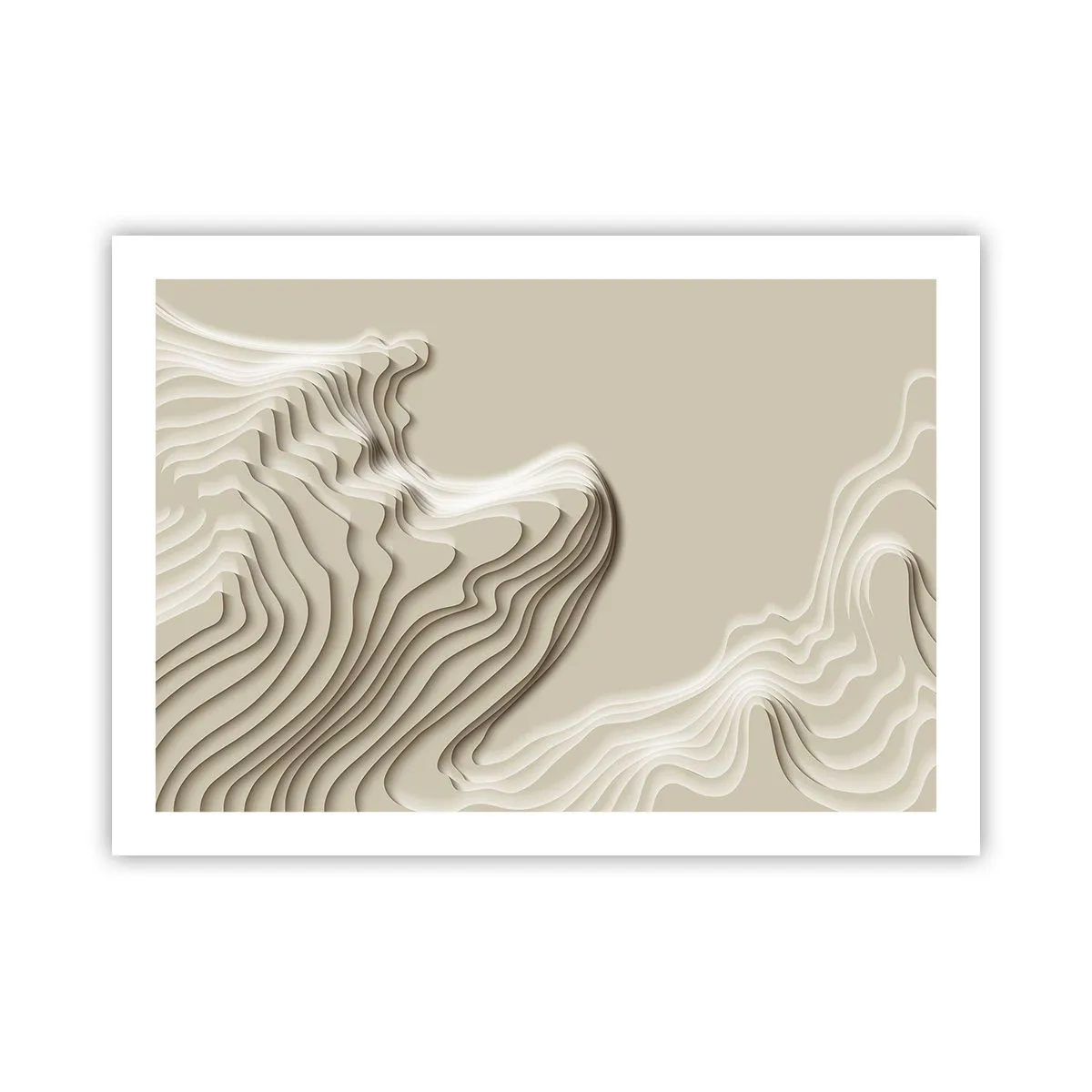 Plakat - Kunstens topografi - 70x50 cm