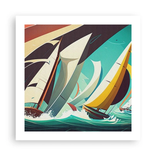 Plakat - Tæt på og personligt med elementerne - 50x50 cm