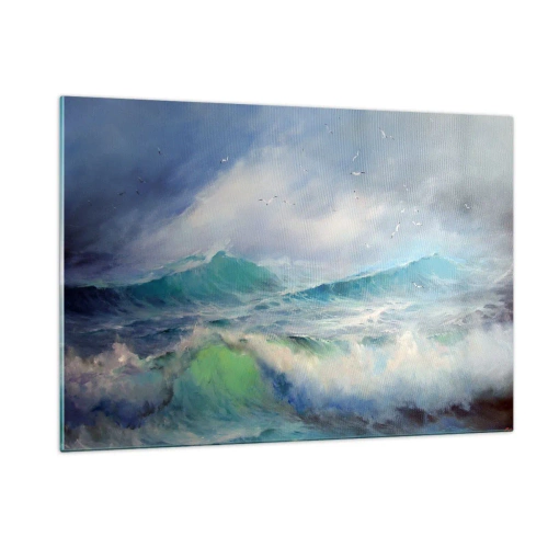 Billede på glas - "Hvirvelvinden hylede af triumf ...’ - 120x80 cm