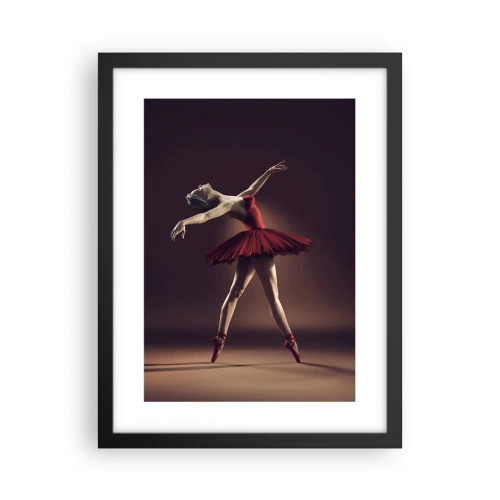 Plakat i sort ramme - Prima ballerina - 30x40 cm
