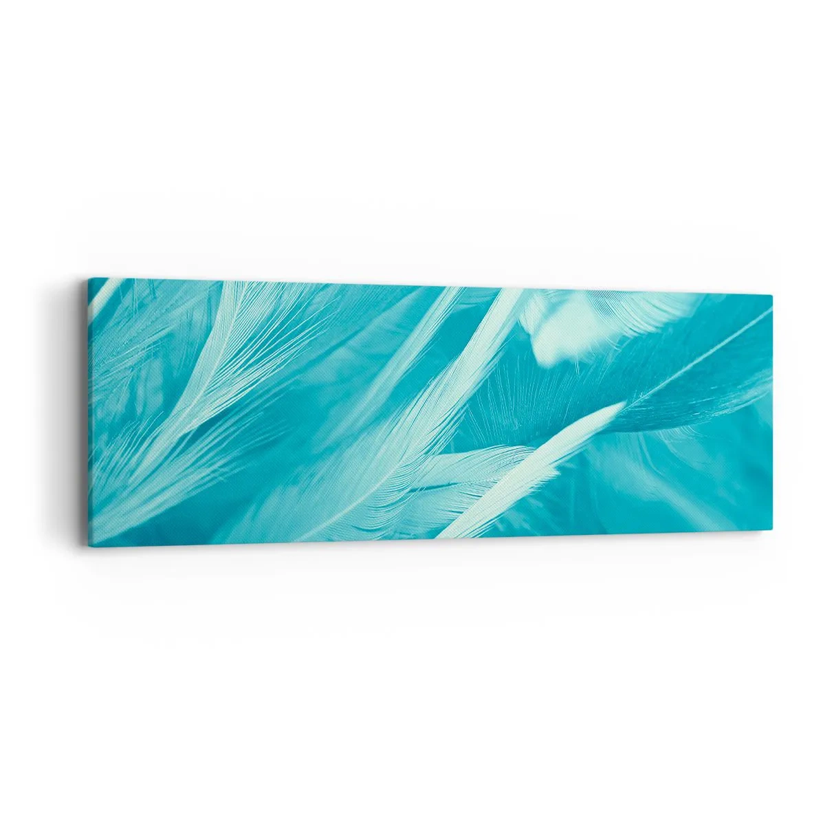 Lærredstryk - Billede på lærred - At drukne i fluff - 90x30 cm