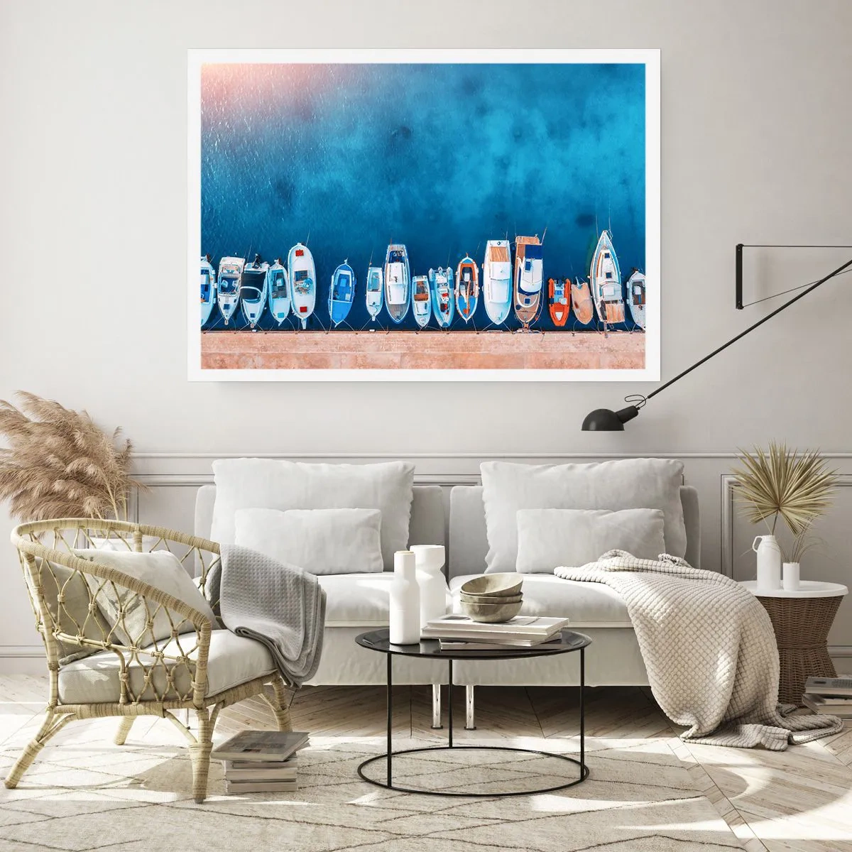 Plakat - I én række - 100x70 cm