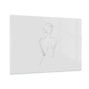 Billede på glas - Kroppens musik - 100x70 cm