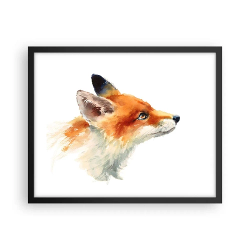 Plakat i sort ramme - Man kan aldrig være for forsigtig - 50x40 cm