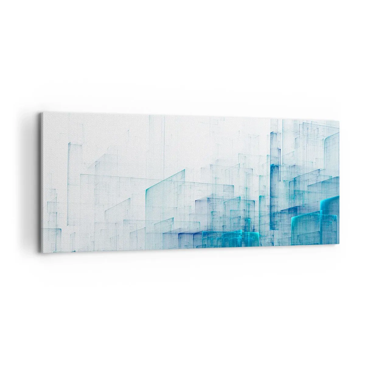 Lærredstryk - Billede på lærred - Hvordan rummet blev til - 100x40 cm