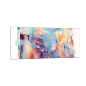 Billede på glas - Farverigt rod - 100x40 cm