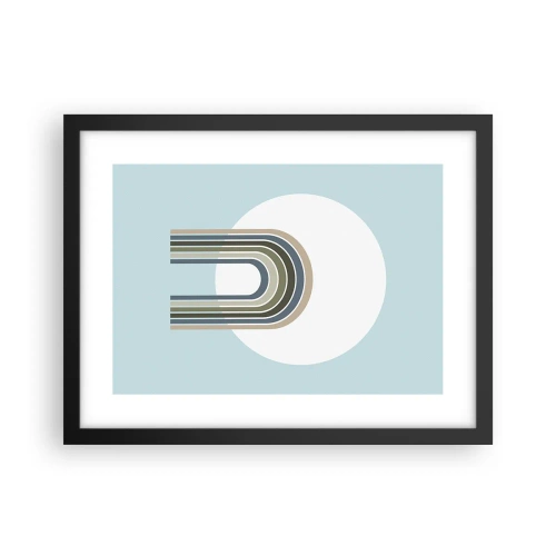 Plakat i sort ramme - Uimodståelig tiltrækningskraft - 40x30 cm