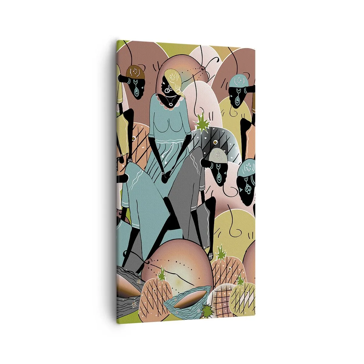 Lærredstryk - Billede på lærred - Den store fejring er på vej - 55x100 cm