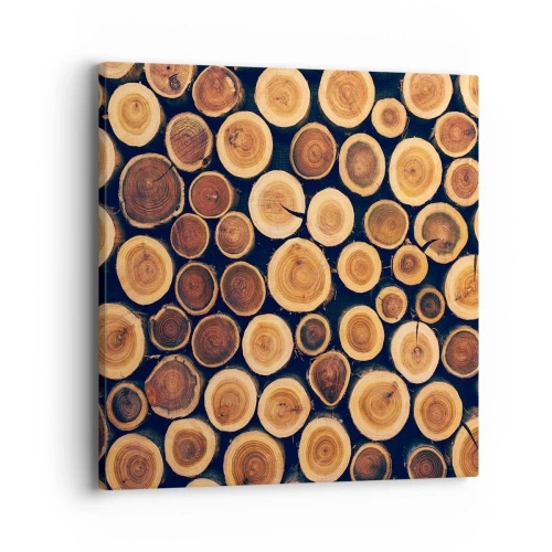 Lærredstryk - Billede på lærred - Hvor gammel ser jeg ud? - 40x40 cm