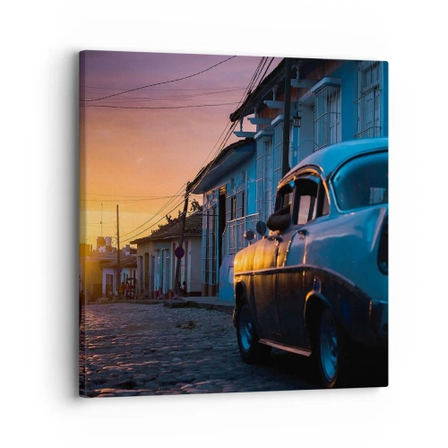 Lærredstryk - Billede på lærred - Det er her, tiden går langsommere - 30x30 cm