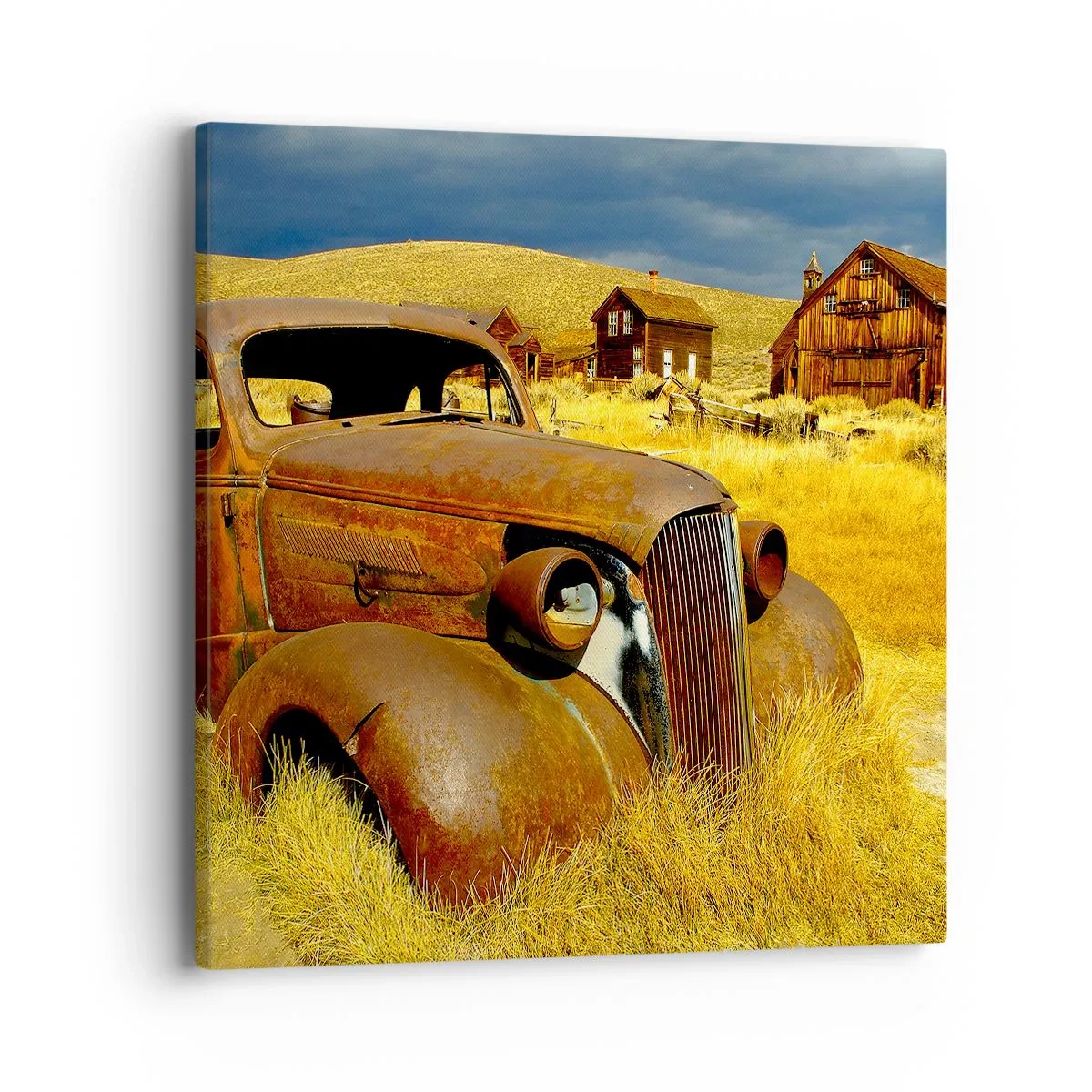 Lærredstryk - Billede på lærred - Et velfortjent hvil - 40x40 cm